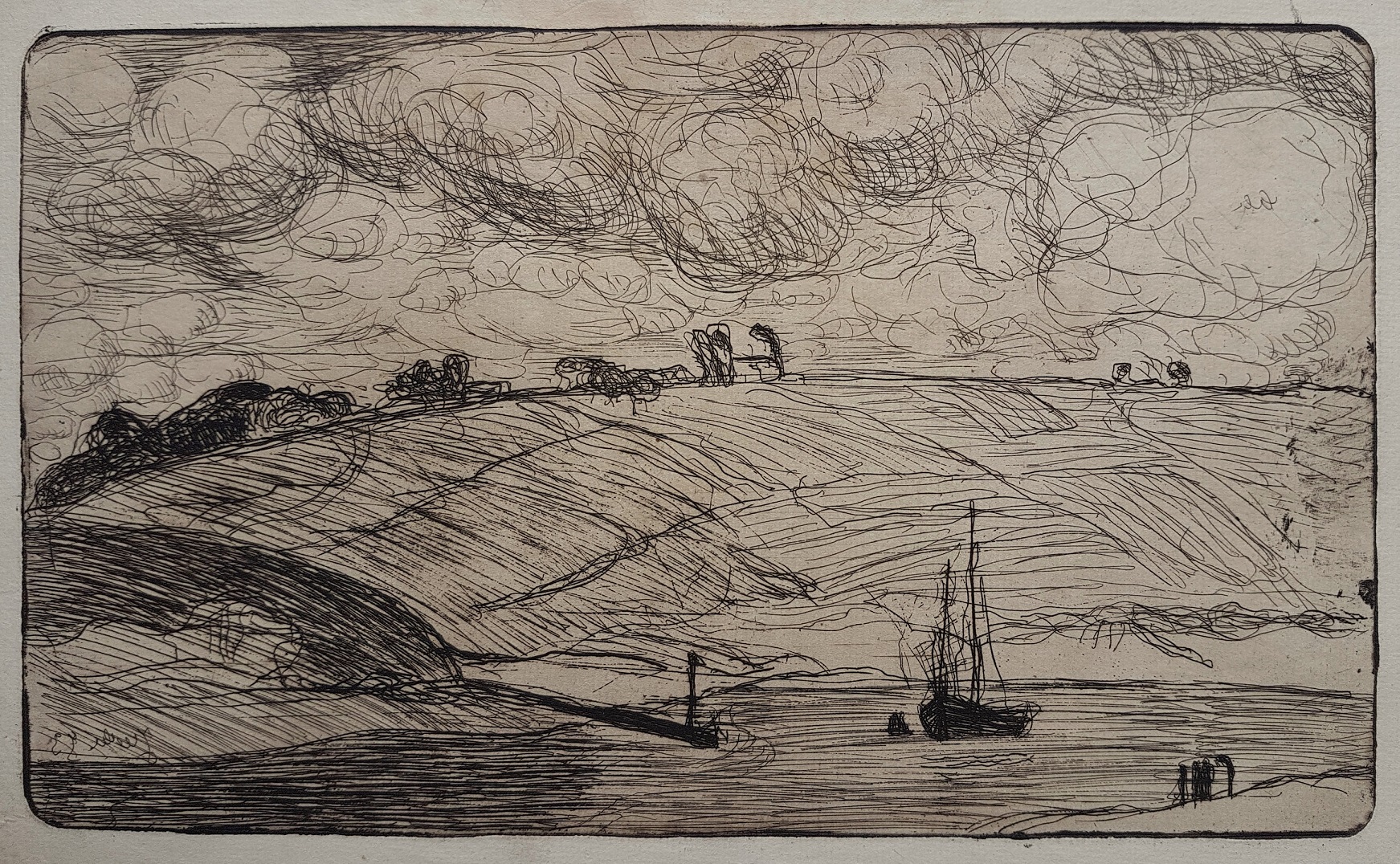 L’entrée De La Rivière [the Mooring] by Armand Seguin
