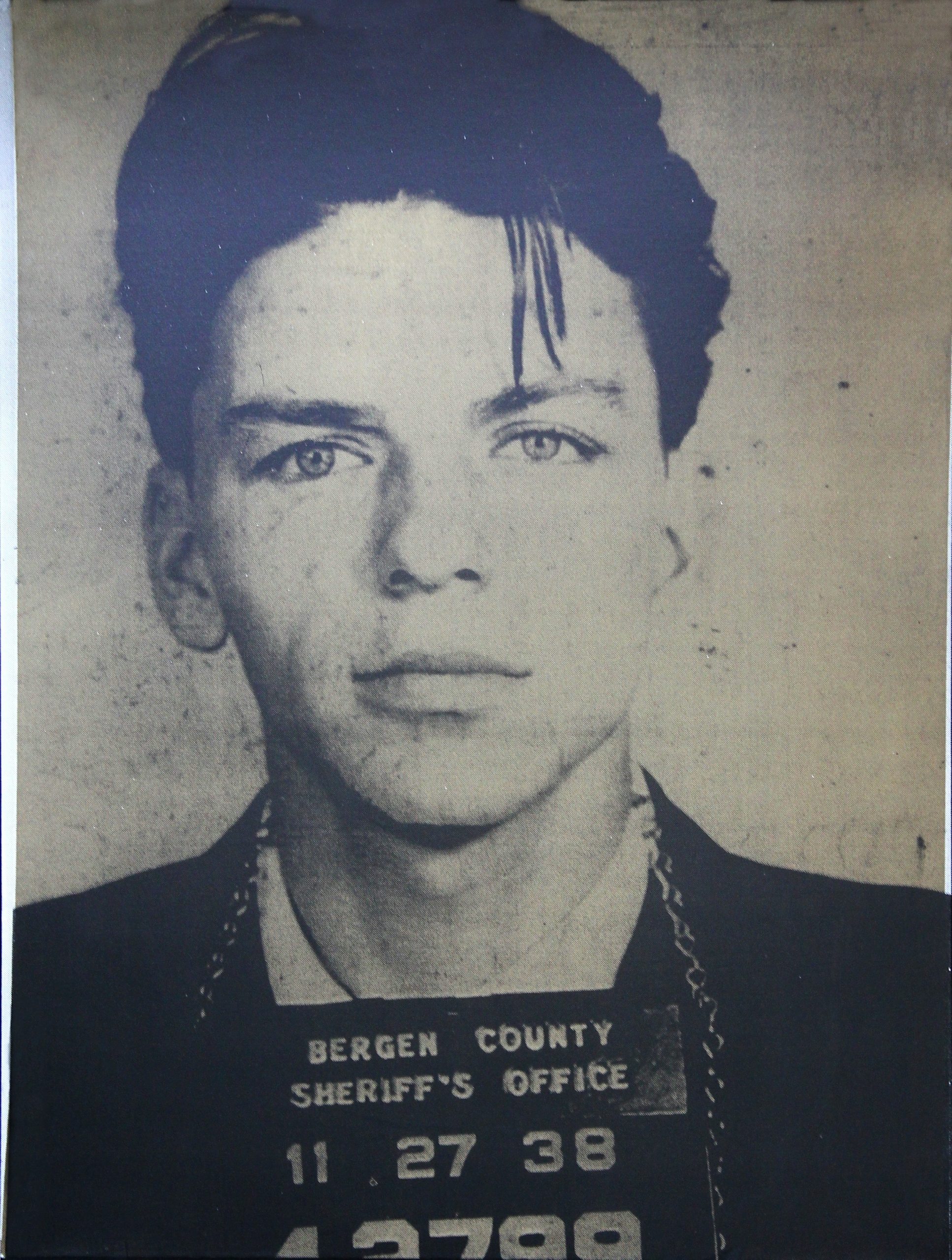 Frank Sinatra (Pig Portraits, Gold) by Russell Young