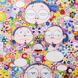 Self-portrait Of The Manifold Worries Of A Manifoldly Distressed Artist by Takashi Murakami at Vogtle Contemporary
