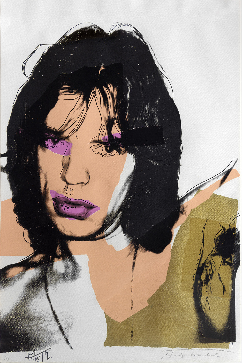 Mick Jagger by Andy Warhol