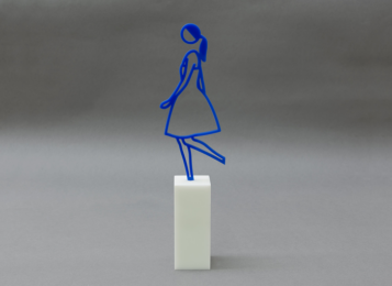 Amelia by Julian Opie at Vogtle Contemporary