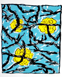 Blue Branches by Claire Lieberman at Oehme Graphics