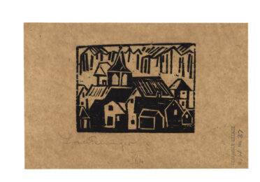 Church and Village by Lyonel Feininger at Harris Schrank Fine Prints