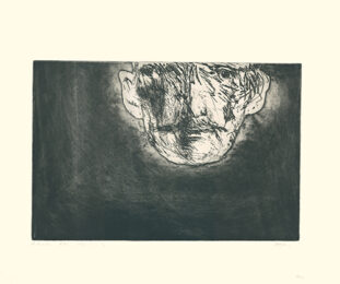 Edvard Munch by Leonard Baskin at Sylvan Cole Gallery