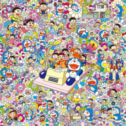 Everywhere with Fujiko F. Fujio-sensei and time machine! by Takashi Murakami at Vogtle Contemporary