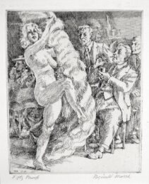 Fan Dance at Jimmy Kelly’s by Reginald Marsh at Harris Schrank Fine Prints