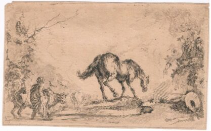 Free Horse, from “Diversi capricci” by Stefano Della Bella at Sylvan Cole Gallery