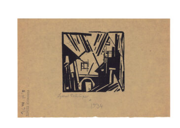 Hafendock (Harbor Dock) by Lyonel Feininger at Harris Schrank Fine Prints