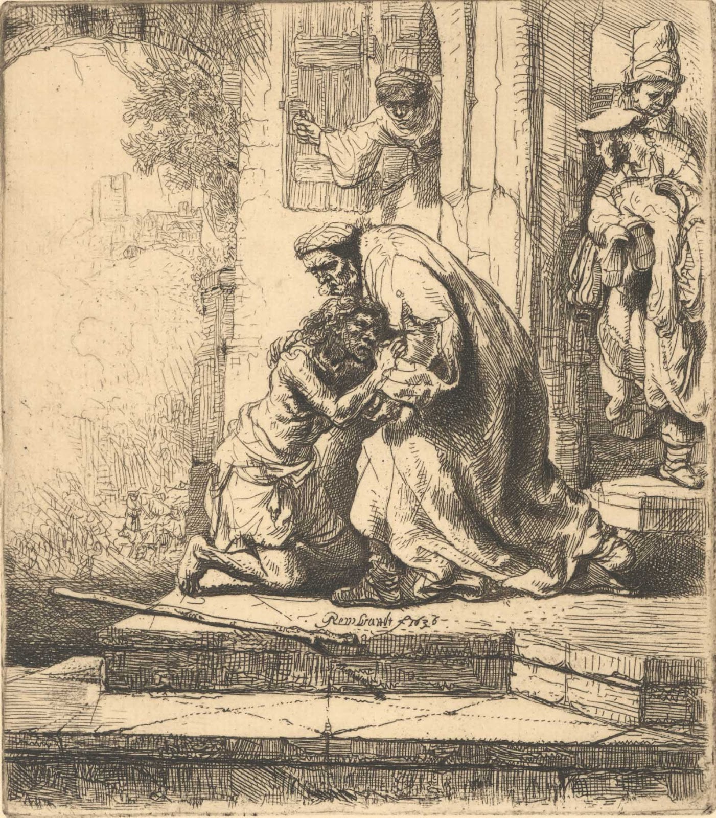 The Return of the Prodigal Son by Harmensz van Rijn Rembrandt