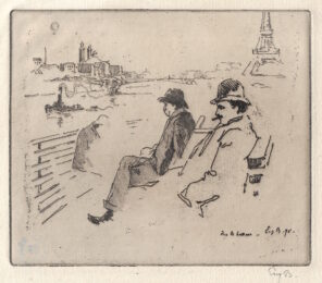 Sur le bateau by Eugène Béjot at Sylvan Cole Gallery