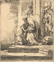 The Return of the Prodigal Son by Harmensz van Rijn Rembrandt at Sylvan Cole Gallery