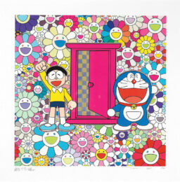 We Came to the Field of Flowers Through the Anywhere Door by Takashi Murakami at Vogtle Contemporary