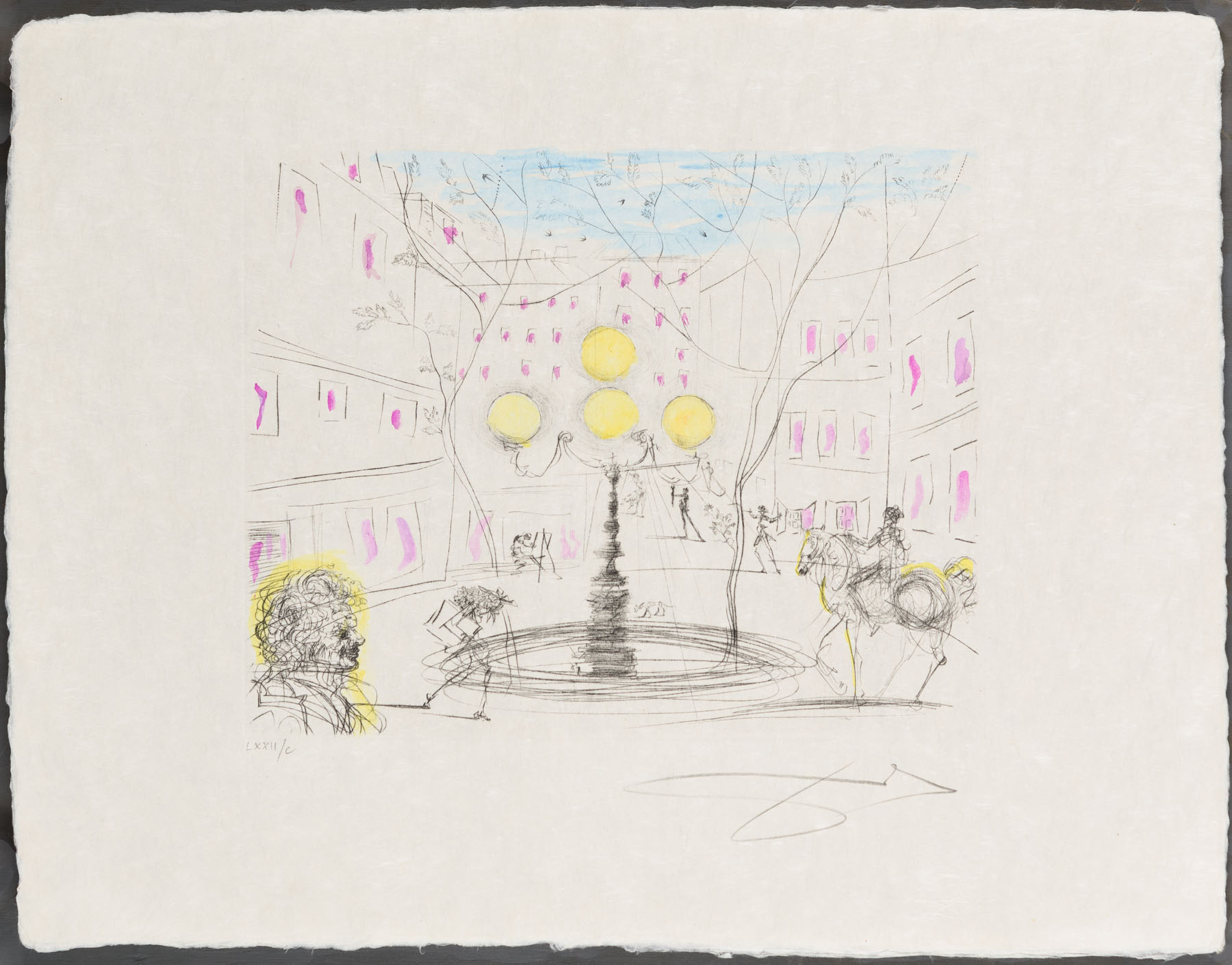 Place Furstenberg by Salvador Dalí