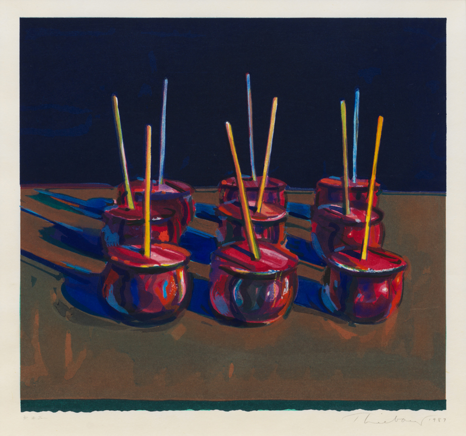 Candy Apples by Wayne Thiebaud