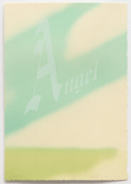 Angel by Ed Ruscha at Leslie Sacks Gallery