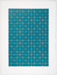 Blue Grid by Jonathan Higgins at Manneken Press (IFPDA)