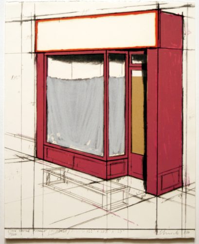 Pink Store Front, Project from Marginalia by Christo at