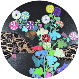 Kansei Wildflowers Glowing in the Night by Takashi Murakami at Vogtle Contemporary