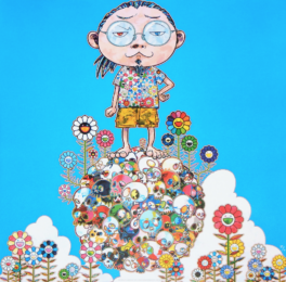 Me Among the Supernatural by Takashi Murakami at Vogtle Contemporary
