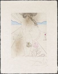 Nude with Garter by Salvador Dalí at Christopher-Clark Fine Art