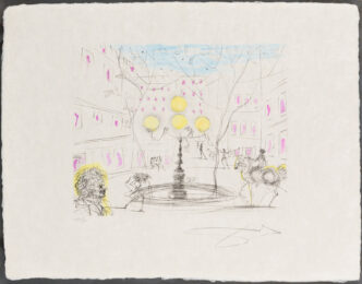 Place Furstenberg by Salvador Dalí at Christopher-Clark Fine Art