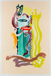 Portrait, from Brushstroke Figures series by Roy Lichtenstein at Leslie Sacks Gallery