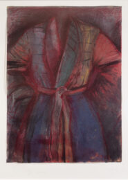 Red Robe in France by Jim Dine at Leslie Sacks Gallery