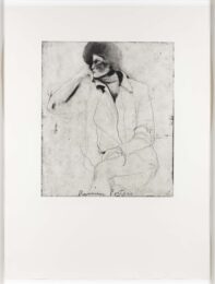 Russian Poetess, from Eight Sheets from an Undefined Novel by Jim Dine at Leslie Sacks Gallery