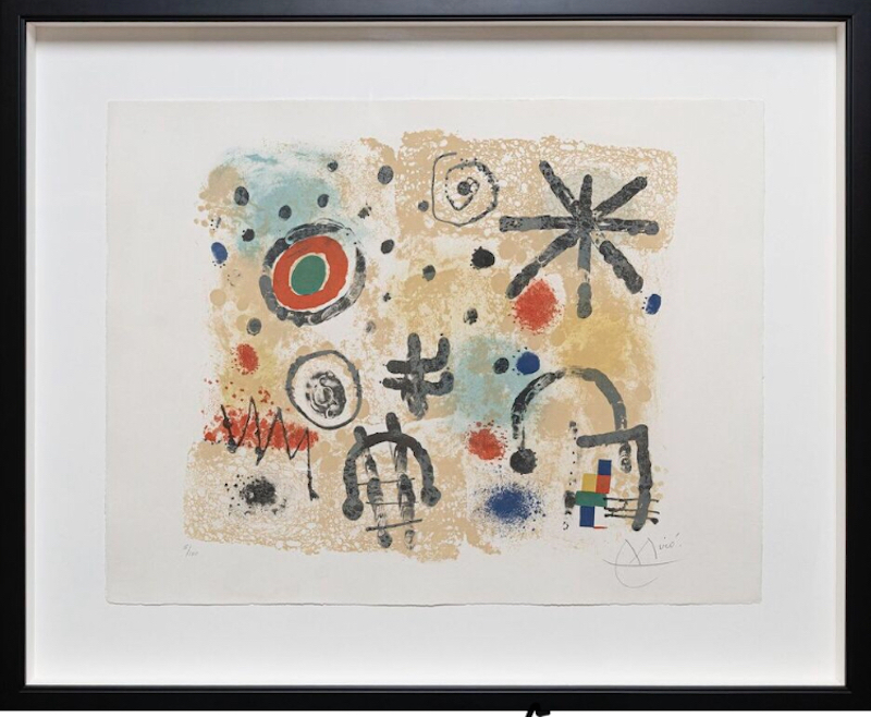 Signs and Meteors by Joan Miro