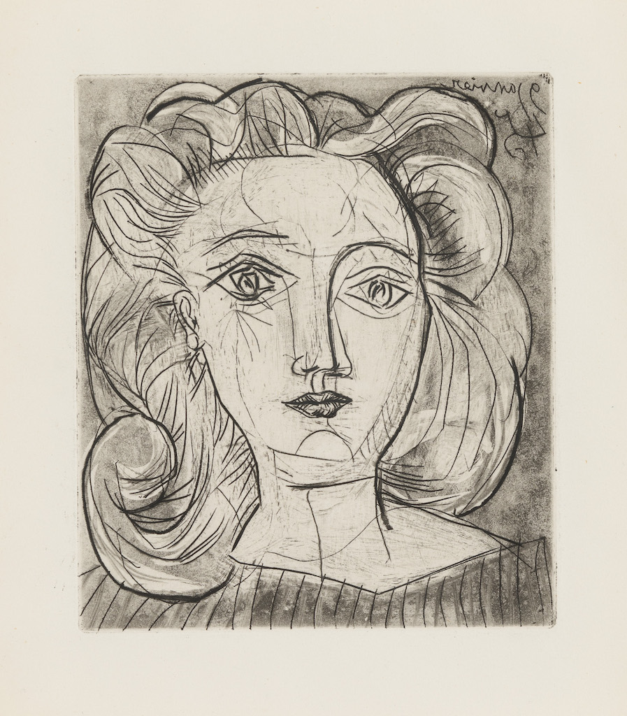 Tête De Femme (Françoise) by Pablo Picasso