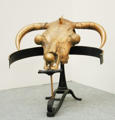 Testa di bue – Stierschädel (Bull Skull) by Daniel Spoerri at
