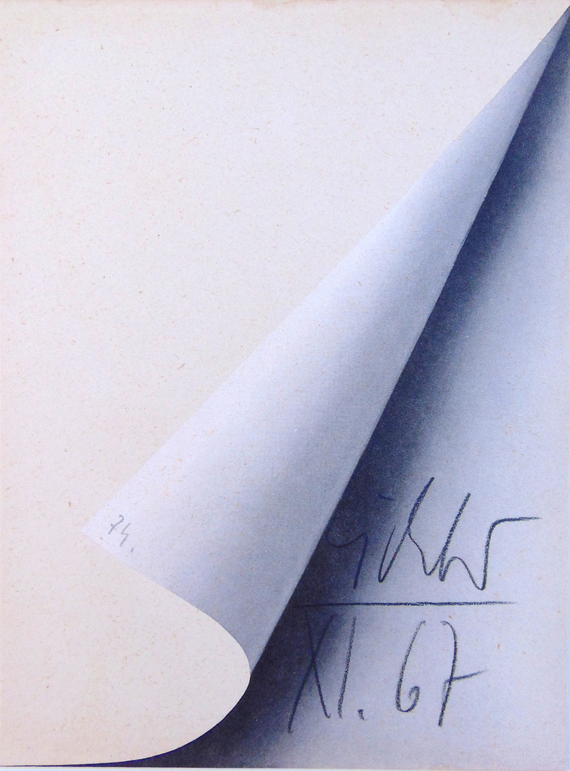 Sheet Corner by Gerhard Richter