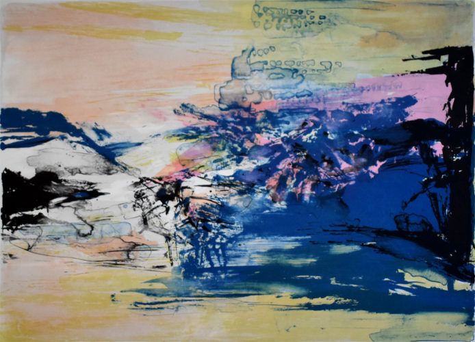 Untitled, from: 12th Anniversary Galeria Joan Prats by Zao Wou-ki