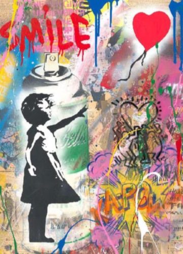 Balloon Girl by Mr Brainwash
