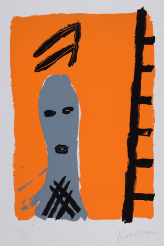 Untitled (Man with Ladder) by Bruce McLean at