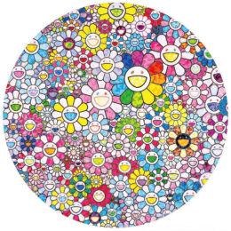 Happy x A Trillion Times: Flowers by Takashi Murakami at Vogtle Contemporary
