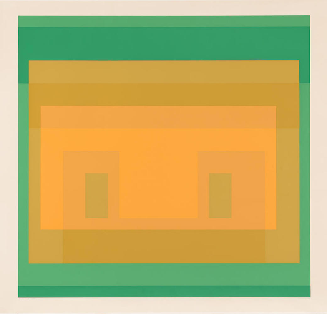 I-S Va 6, from Six Variants by Josef Albers
