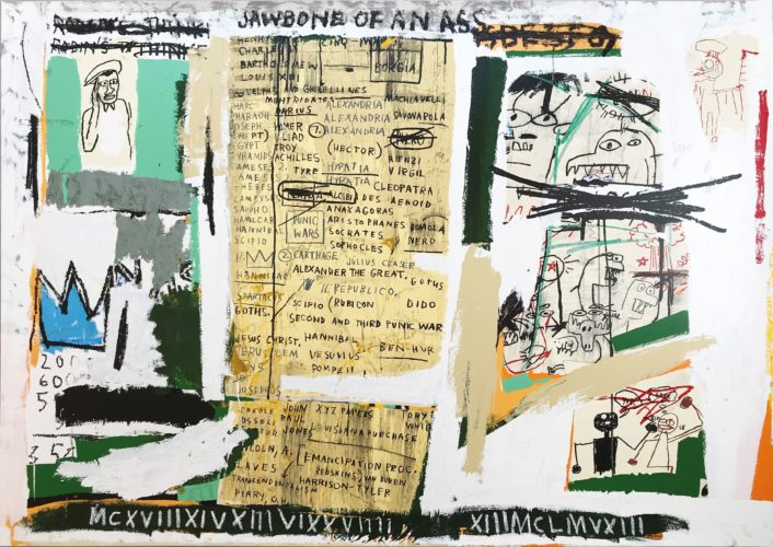 Jawbone of an Ass by Jean-Michel Basquiat