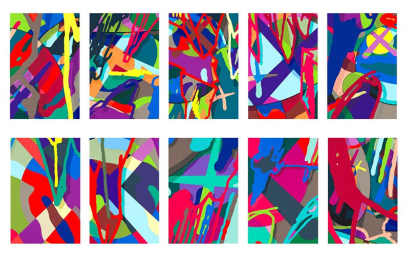 KAWS, Tension (Portfolio of Ten Prints), 2019 by KAWS