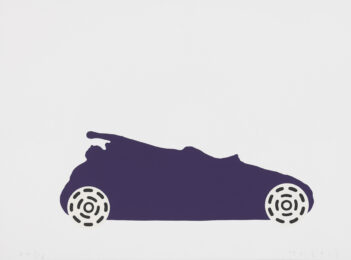 Purple Transit Circle by Humphrey Ocean RA at Kip Gresham Editions
