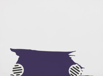 Purple Transit Line by Humphrey Ocean RA at Kip Gresham Editions
