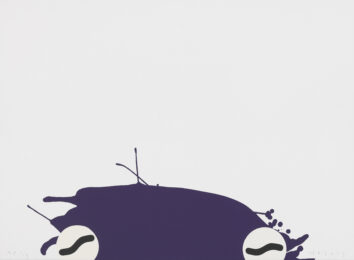 Purple Transit Wave by Humphrey Ocean RA at Kip Gresham Editions
