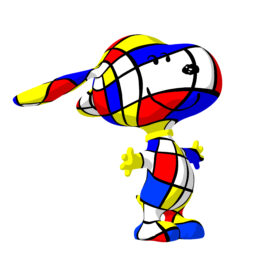 Snoopy Mondrian by Richard Levine at Harwood King Printmakers