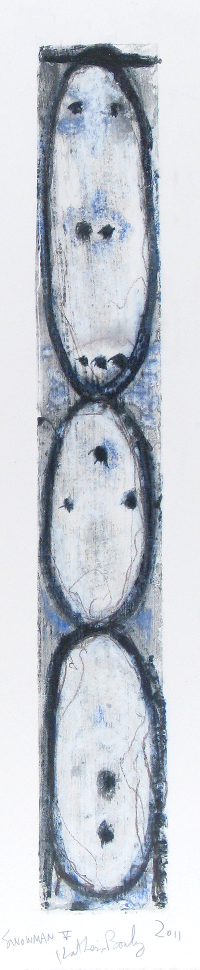 Snowman V by Katherine Bowling