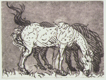 The Mares by Luis Jimenez at Flatbed Press and Gallery