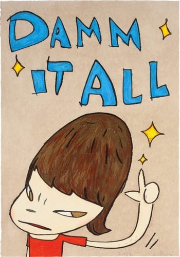 Damm It All by Yoshitomo Nara