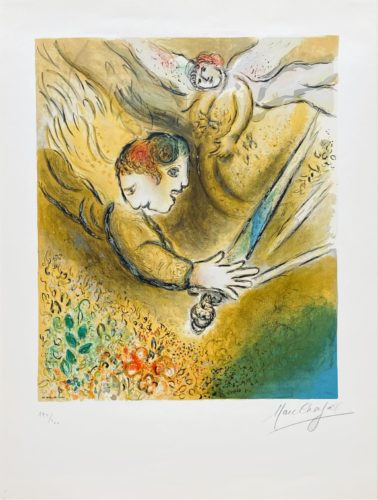 L’ange du jugement by Marc Chagall