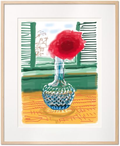 iPad drawing ‘No. 281’, 23rd July 2010 by David Hockney