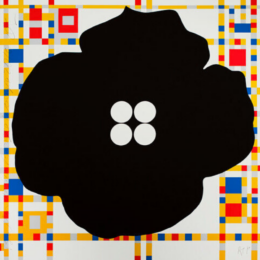 Button Down Boogie Woogie by Donald Sultan at Maune Contemporary
