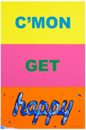 C’mon Get Happy by Deborah Kass at Maune Contemporary